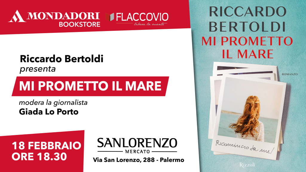 Riccardo Bertoldi presenta il libro “Mi prometto il mare”