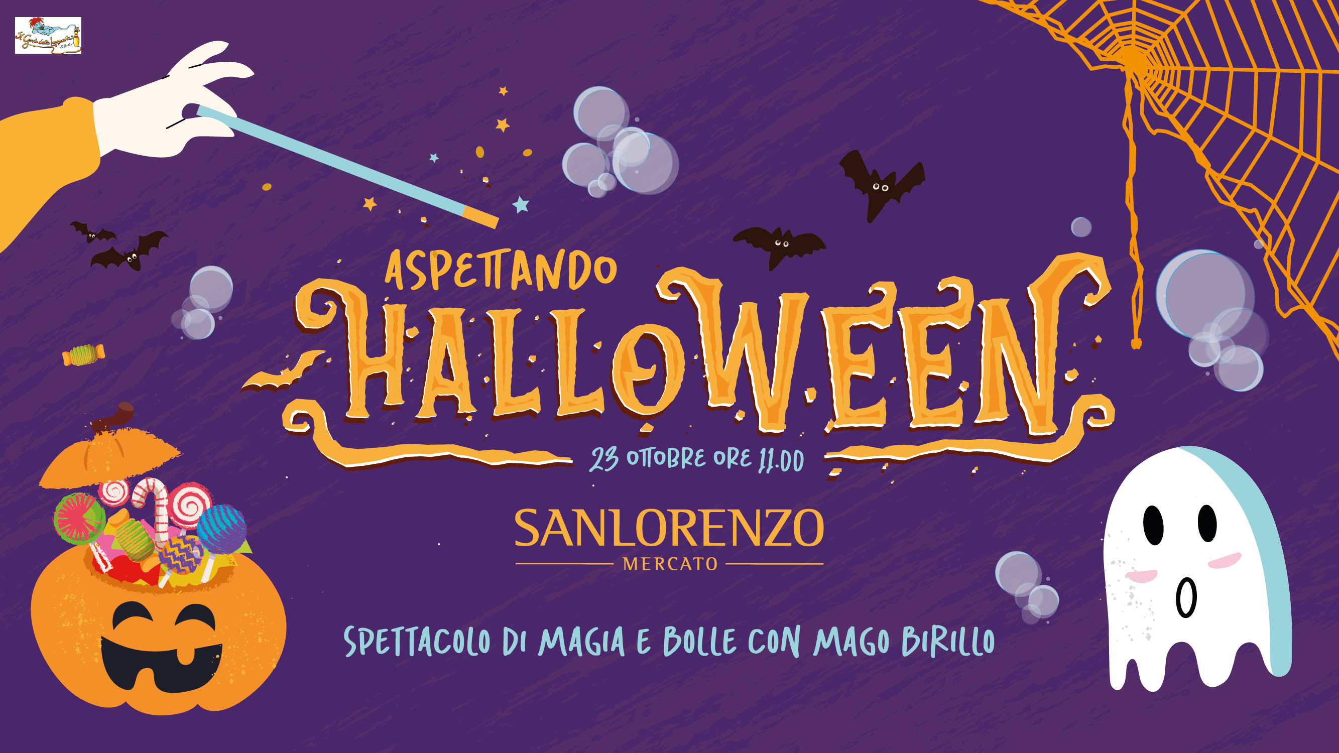 Aspettando Halloween al Mercato con Mago Birillo Sanlorenzo Mercato